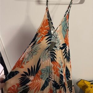 Floral Maxi Dress with Spaghetti Straps